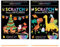 Georgie Porgy Weihnachten Kratzbilder Set DIY Bastelsets für Kinder Magic Scratch Paper Kratzpapier Kratzbuch Notizbuch Geburtstagsgeschenk für Jungen Mädchen (Dinosaurier Weihnachten)