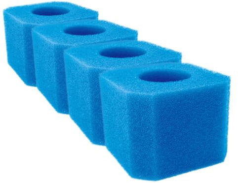 ANDRESLAD 4stücke Teiliges Poolfilterschwamm Flexiblem Pu-Schaum Hocheffizienter Schwamm Zur Wasserfiltration Im Schwimmbecken Robust Und Säurebeständig Für Gründliche Reinigung Und Wasserqu