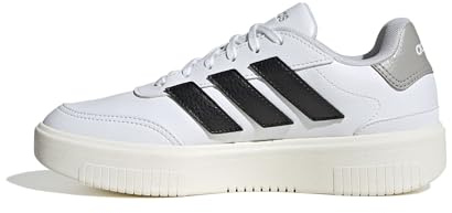 adidas Women's COURTBLOCK Shoes, FTWR White/core Black/Grey Two, 7.5 UK