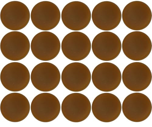 cyclingcolors 20x Abdeckkappen für Torx T25 Schrauben Schraubenabdeckung Schraubenkappen Zierkappen Kunststoff, Rustikale Eiche (Dub rustikal)