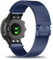 Métal Bracelet pour Garmin Forerunner 45S/45 Bracelet de Montre, avec Fermoir Magnétique Réglable Acier Inoxydable Milanais Bande de Rechange pour Garmin Forerunner 45S/45 Sangles (Métal,10)