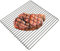 Grille carrée pour brasero en acier inoxydable - Pour pique-nique, jardin, camping