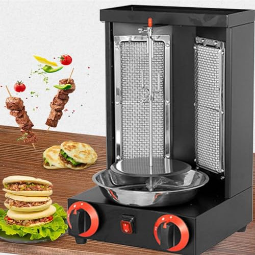Máquina De Kebab,Horno Asador Giratorio De 360 °,Máquina De Parrilla Vertical Doner Kebab,Máquina De Utensilios De Cocina Para Barbacoa Para Restaurante,Black-A