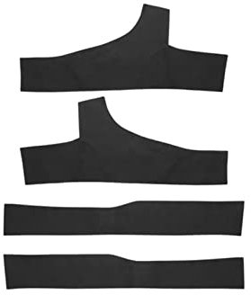 PGLVLZFGFN Hidden Protection 4pcs/set Car Leather Front And Door Sill Protective Model3 For Tesla Model 3 2017-2022 Car interior stickers