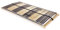 Hommdiy Lattenrost mit 42 Latten 7 Zonen 120x200 cm Fest Lattenrahmen Bettrost Holzlatten Latten Rost (Nein Matratze)
