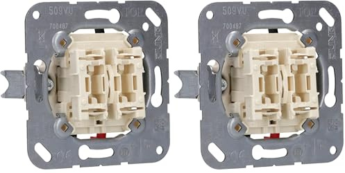 Jung 509VU Jalousie-Wippschalter Schalter 1-polig (Packung mit 2)