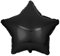 Kopper-24 Folienballon Stern 45 cm Luftballon Hochzeit Helium Ballon 18 Zoll Heliumballon Star Sternenballon XL Geburtsatag Party Deko Dekoration bunt JGA Folie Sterneschwarz