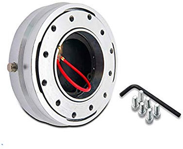 MASO Schnellspann-Nabenadapter, Universal-Schnellwechselnabenadapter für Lenkrad, 6-Loch-Set, hochfeste dünne Rennradnabenadapter für