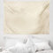 ABAKUHAUS viktorianisch Wandteppich, Monochrome Damast aus Weiches Mikrofaser Stoff Waschbar ohne Verblassen Digitaldruck, 150 x 110 cm, Creme