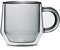 Espresso Parts Doppelwandige, isolierte Kaffeetassen, 170 ml, Rauchglas, Tee- und Latte-Tassen, passend für Nespresso Lungo, 2 Stück
