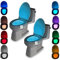 Color Remote Control Night Light Toilet Seat Night Light PIR Smart Motion Sensor 8 Colors Waterproof Backlight for Toilet Bowl LED Luminaria Lamp WC Toilet Light