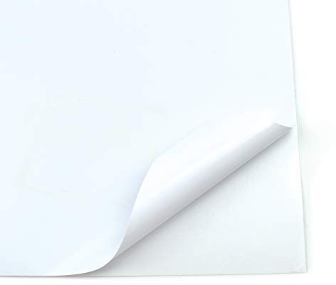 Evergreen Goods A4 10 Waterproof White Sheets Self-Adhesive Glossy Craft Vinyl Sticky Sheets (210 X 297mm) | Sticky Backed Plastic | Die Cutting Machines | Laser Printable | Craft Valentine Gifts