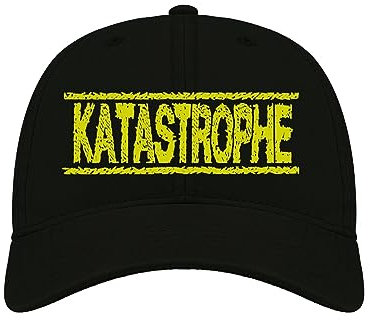 tshirtladen Katastrophe Unisex Cap Werkstatt Statement Schrauber Militär, Farbe: Schwarz