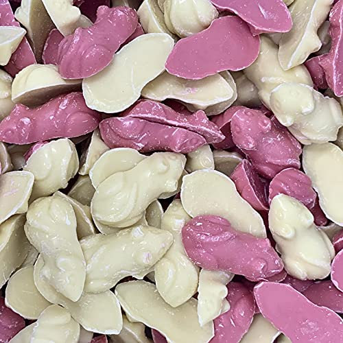 Pink & White Mice 2kg Share Bag by The Gourmet Sweet Company