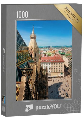 puzzleYOU: Puzzle 1000 Teile „St. Stephansdom in der Altstadt von Wien“ – aus der Puzzle-Kollektion Wien
