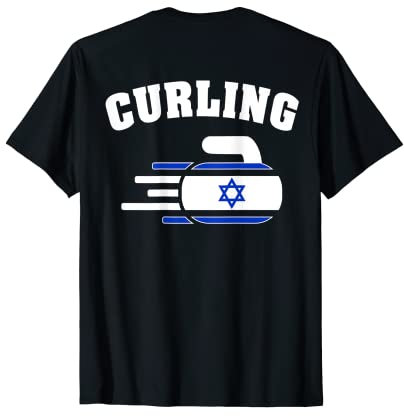 Israel Curling Team Fans Trikot israelischer Lockenwickler Wintersport T-Shirt