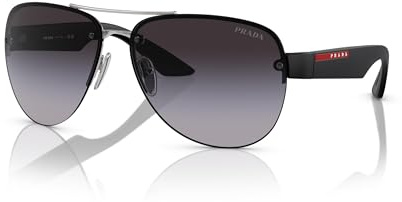 Prada 0PS 55YS 64 1BC09U Sonnenbrille, Unisex, Erwachsene, mehrfarbig (mehrfarbig), Einheitsgröße