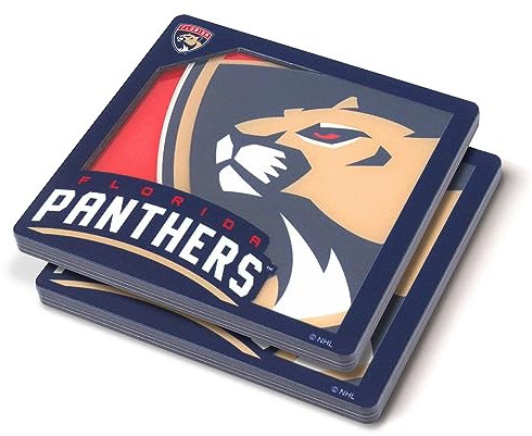 YouTheFan NHL Florida Panthers 3D Logo Serie Untersetzer