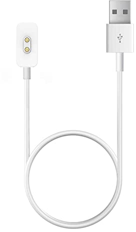 Lettou Charger Cable Replacement for Xiaomi Mi Band 9/Band 8/Redmi Watch 3/4/5 (White, 1 Pack/1.9Ft)