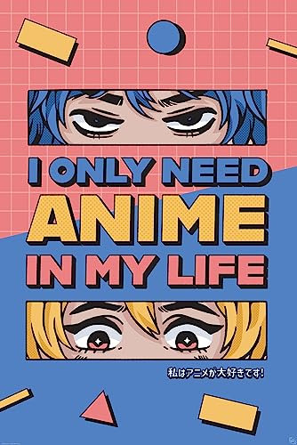 GB eye GBYDCO016 Maxi Poster All I Need is Anime 61 x 91,5 cm