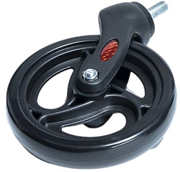 Navna Rollstuhlrad Ersatzteile Rollstuhlrad mit Vordergabel massives Ersatzrad für Rollstühle Rollatoren Gehhilfen