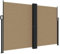 vidaXL Auvent latéral rétractable Taupe 160x1000 cm