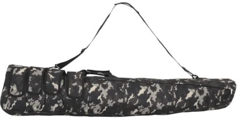 vidaXL Sac à Fusil avec Bretelles 120 cm Tissu Oxford, Sac de Carabine, étui à Fusil, Rangement d'armes, étui à Fusil Souple, Mallette d'armes