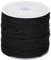 KINGLAKE 0.8mm x 100m Nylonschnur Nylonfaden für Armbänder, Perlenschnur, Nylon Schnur Schwarz Perlenfaden für Armband, Auffädeln, Kette, Sarmband, Halskette Geflochten, Schmuckherstellung, Basteln
