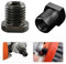 TorSor 2 Pack Angle Grinder Attachment Adapter M10 To M14 + M10 to M16 Thread Shaft Converter Arbor Connector Adaptor For Diamond Polishing Pads Backing Pad Rotary Polisher Drill Bit