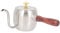 PRETYZOOM Kaffeekanne Mit Holzgriff Kaffeekanne Zubereiten Herd Schwanenhals- Kaffeemaschine Wasserkocher -espressomaschine Retro-espressomaschine Kaffeeserver Hölzern