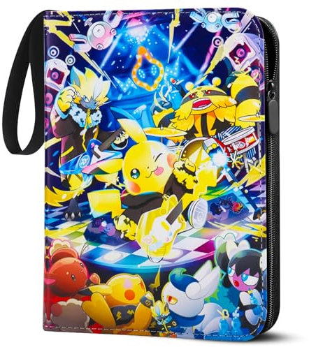 LYAILOOGXL Karten Sammelalbum für Pokemon - 9 Fächer Sammelkarten Album Mappe - 900 Fächer für Pokemon Karten zum sammeln und tauschen