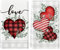 YUNHENTONG Valentine Küchentuch 2 Stück, Liebe Valentinstag Küchentücher Geschirrtücher,40x58 cm Valentinstag Küchentuch Set,Handtücher/Geschirrtücher für Hochzeitstag