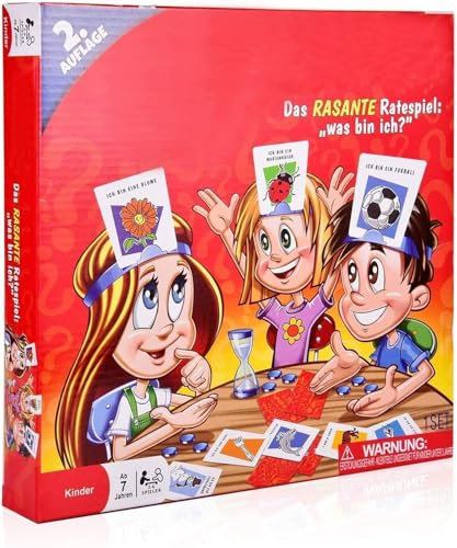 Generisch was Bin ich Wer Ist Es Wer Für Kinder Spiel Wer Bin Ich Spielt Spieleklassiker Kinderspiel 2-6 Spieler ab 6 Jahren(2.Edition)