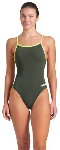 Arena Performance Damen-Badeanzug Team Solid Lace Back One Piece Badeanzug