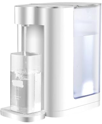 TIEOAXFT 3L Water Tank Desktop/table Electric Hot Cold Water Dispenser Portable Smart Instant Water Dispenser Machine Dispensador De Agua(WHITE)