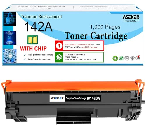 142A W1420A Tonerkartusche ( 142A W1420A ) [mit Chip] Kompatibel für HP Laserjet M110 M110w MFP M139 M139w M140 M140w Drucker