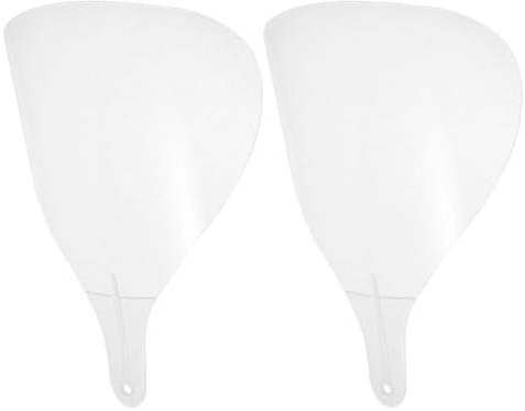 JOINPAYA 2 Stück Haarspray Gesichtsschutz aus Weichem Transparentem Material Atmungsaktive Haarspray Abdeckung für Friseursalon mit Ergonomischer Passform und Umfassendem Sprühschutz