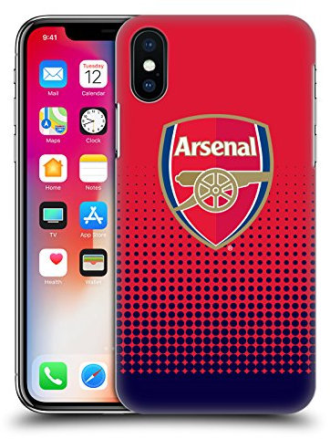 Head Case Designs Licenza Ufficiale Arsenal FC Sbiadito Stemma 2 Custodia Cover Dura per Parte Posteriore Compatibile con Apple iPhone X/iPhone XS