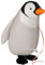 Kopper-24 Airwalker Ballon Pinguin - laufendender Tier Luftballon Helium Walking Folienballon Deko für Kinder Geburtstag Party Hochzeit Kinder Geschenk JGA Dekoration Tierballons Laufen