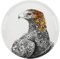 Maxwell & Williams - Petite Assiette en Porcelaine, Dessin d'Aigle Australien, Collection Marini Ferlazzo, 20 cm - Multicolores