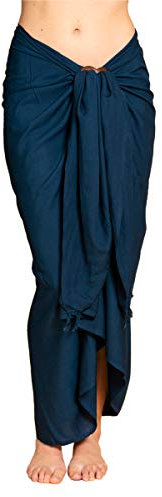 PANASIAM Sarong uni blue, 190x116cm