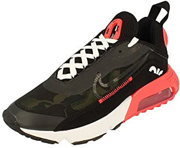 Nike Air Max 2090 Sp Cu9174 Herren-Laufschuhe, Infrarot / Schwarz-dunkler Salbei, 44 EU