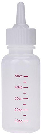 Biberon per Cani e Gatti 50ML in Silicone Biberon per Gatti Neonati Bottiglia di Latte per Cuccioli e Gattini