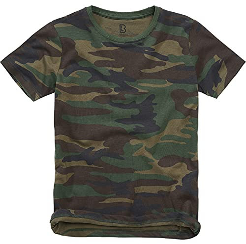 Brandit Kids T-Shirt, Farbe: Woodland, Größe: L 146