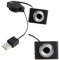 Nuojie Mini Webcam HD 4K Caméra pour PC Portable et Bureau, Rotation à 360 Degrés, Haute Définition et Images Vraies Couleur