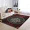 CHNOT Viking Valknut und Baum des Lebens Moderner Teppich Wohnzimmerteppich Anti-Rutsch Tepiche für Wohnzimmer/Kinderzimmer/Schlafzimmer/Esszimmer Carpet Waschbar Auslegware White 91x152cm