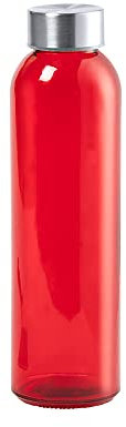 Borraccia Highlight Terkol in vetro con chiusura in acciaio inox, personalizzabile e disponibile in diversi colori, 500 ml (trasparente)
