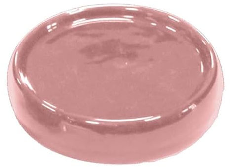 Porte Savon en Céramique Bullea 10cm Rose Poudré