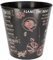 alles-meine.de GmbH Papierkorb Modell wählbar 10 Liter - wasserdicht - 28 cm - aus Kunststoff Kaffee & Süßigkeiten inkl. Name - Eimer - Spielzeugkorb/Popcornschüssel / ..