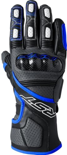 RST Fulcrum CE Perforated Leather Sports Motorcycle Gloves (Grey